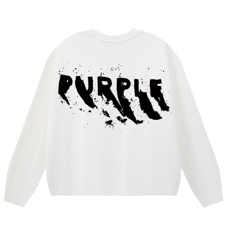 Purple Brand Logo Printed Sweatshirts