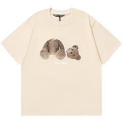 PALM ANGELS Decapitated bear T-Shirts