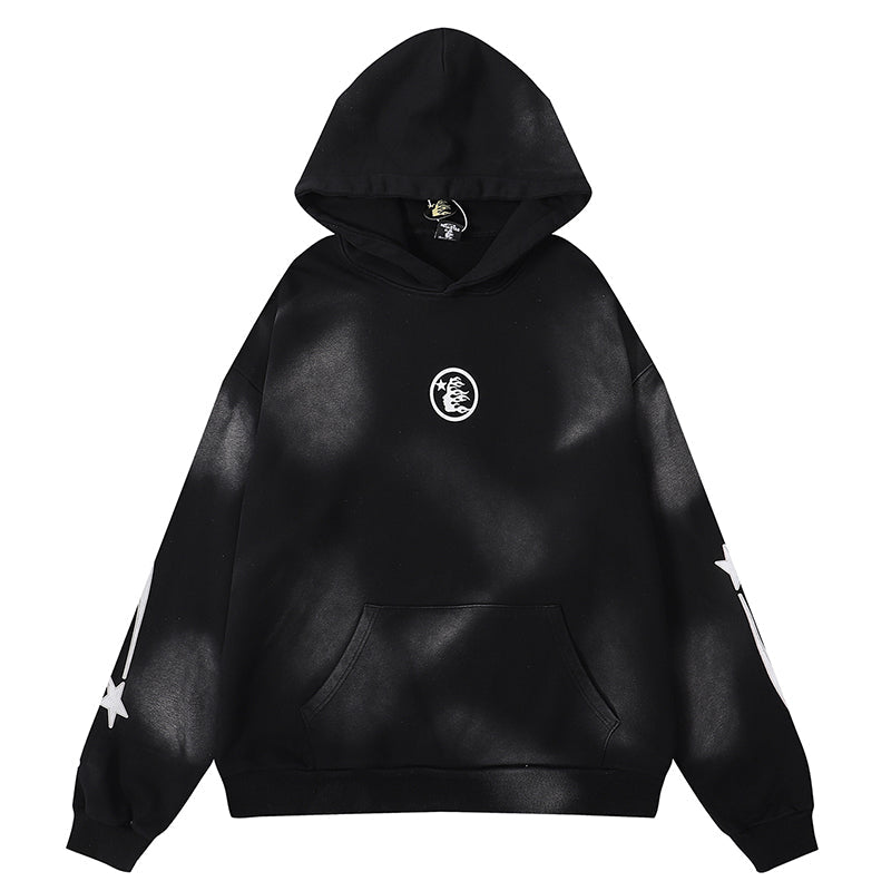 Hellstar Fire Hoodie Black