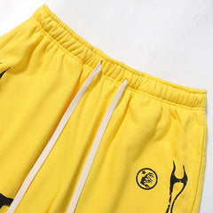 Hellstar Studios Records Star Shorts Yellow