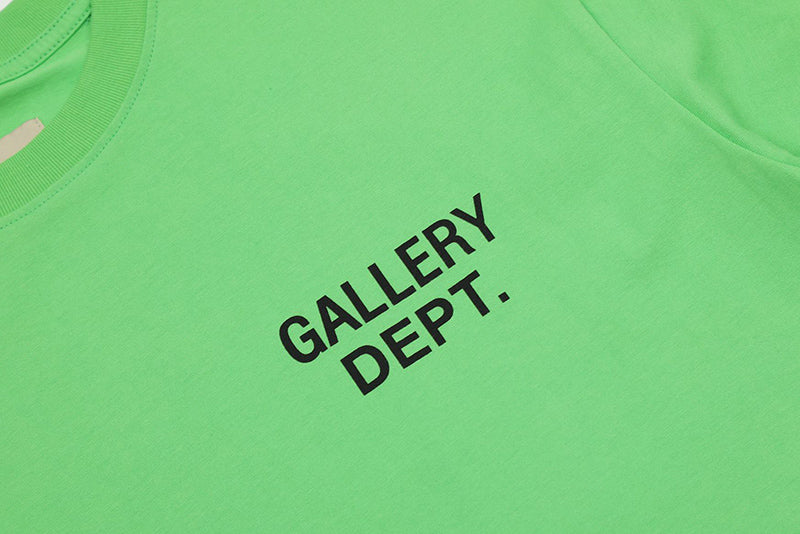 Gallery Dept Green Cotton T-Shirt