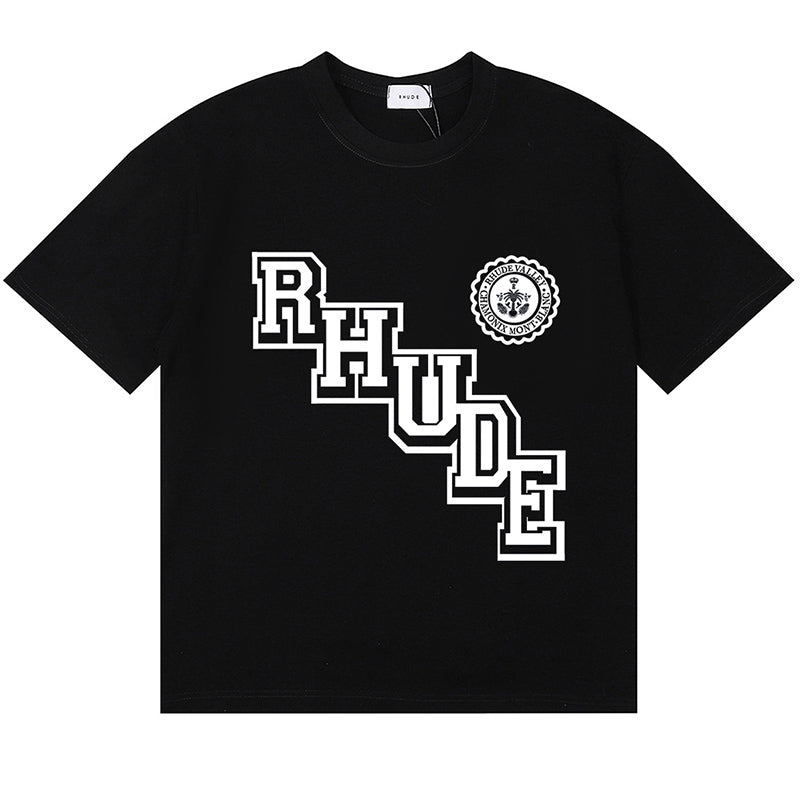 RHUDE Logo-Print Cotton T-Shirts