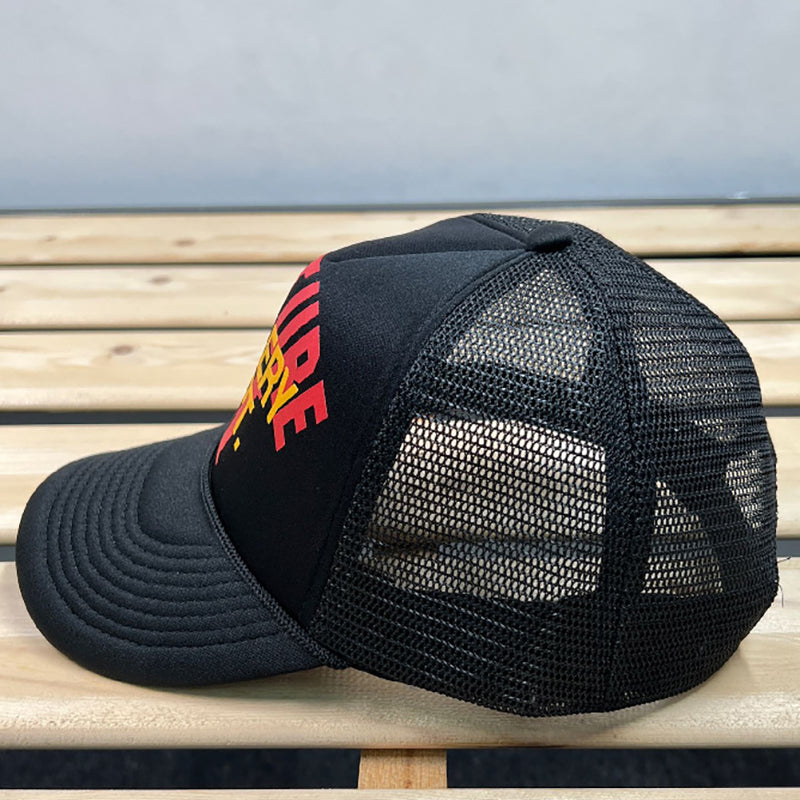 Gallery Dept Logo-Print Canvas and Mesh Trucker Cap