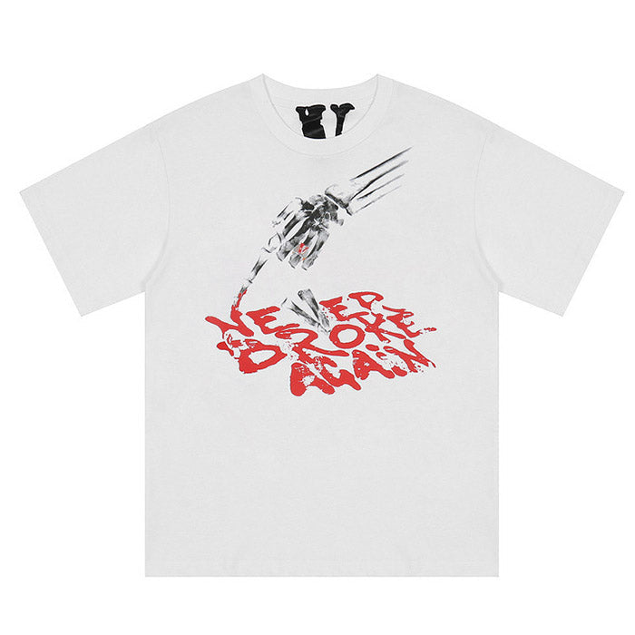 NeverBrokeAgain Vlone Bones T-shirt