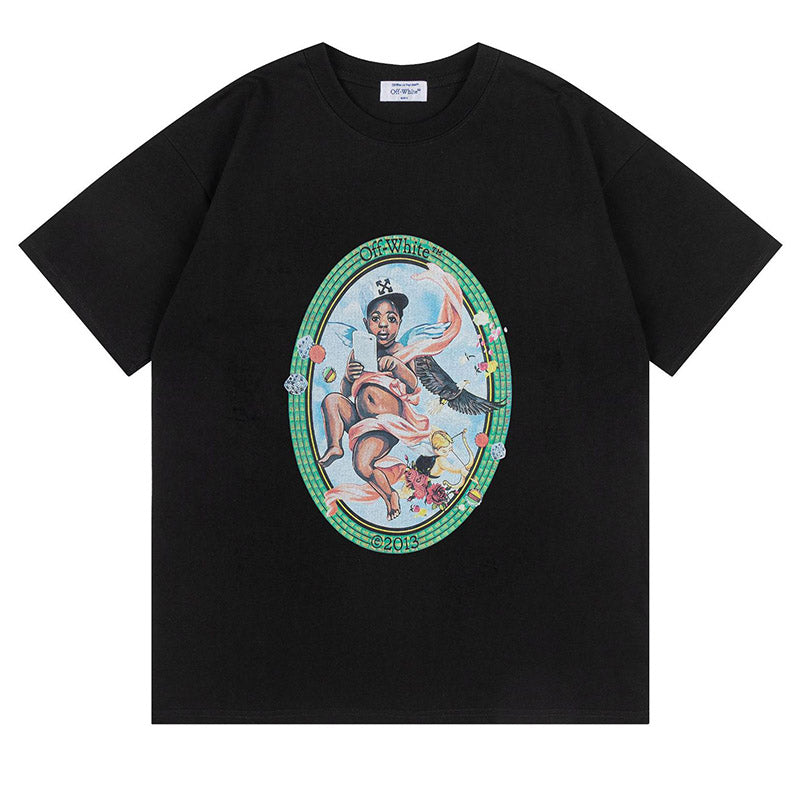 OFF WHITE Fresco Oval T-Shirts