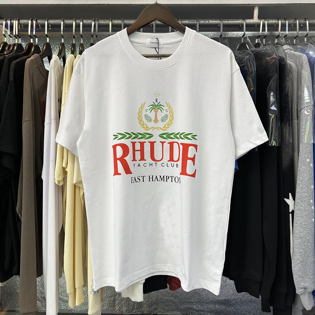 RHUDE 'East Hampton' Crest T-Shirt