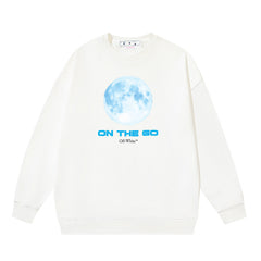 Off White Logo Cotton Sweatshirts