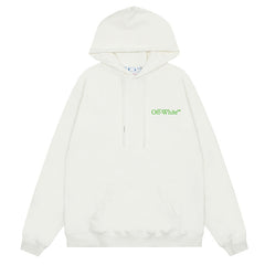 Off White Gradient Arrow Slim Hoodies