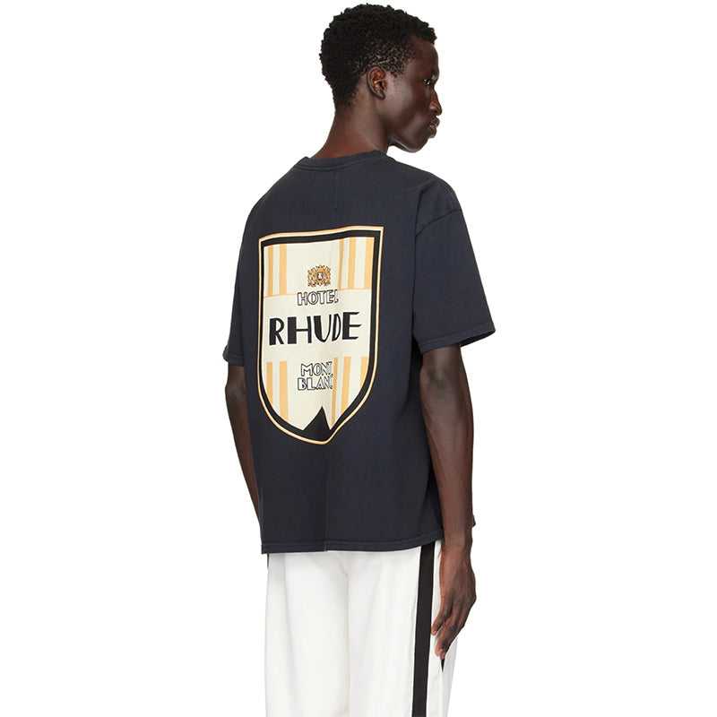 RHUDE Mont-blanc Hotel Tee