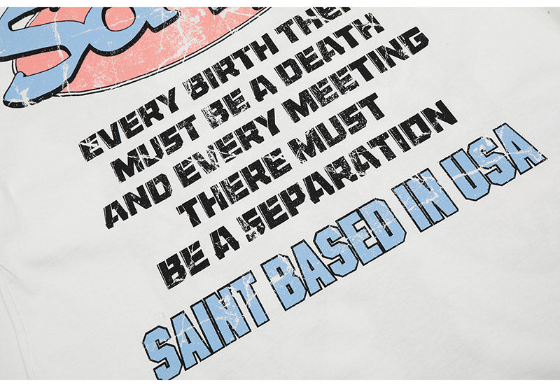 SAINT MICHAEL Skeleton Print T-Shirts