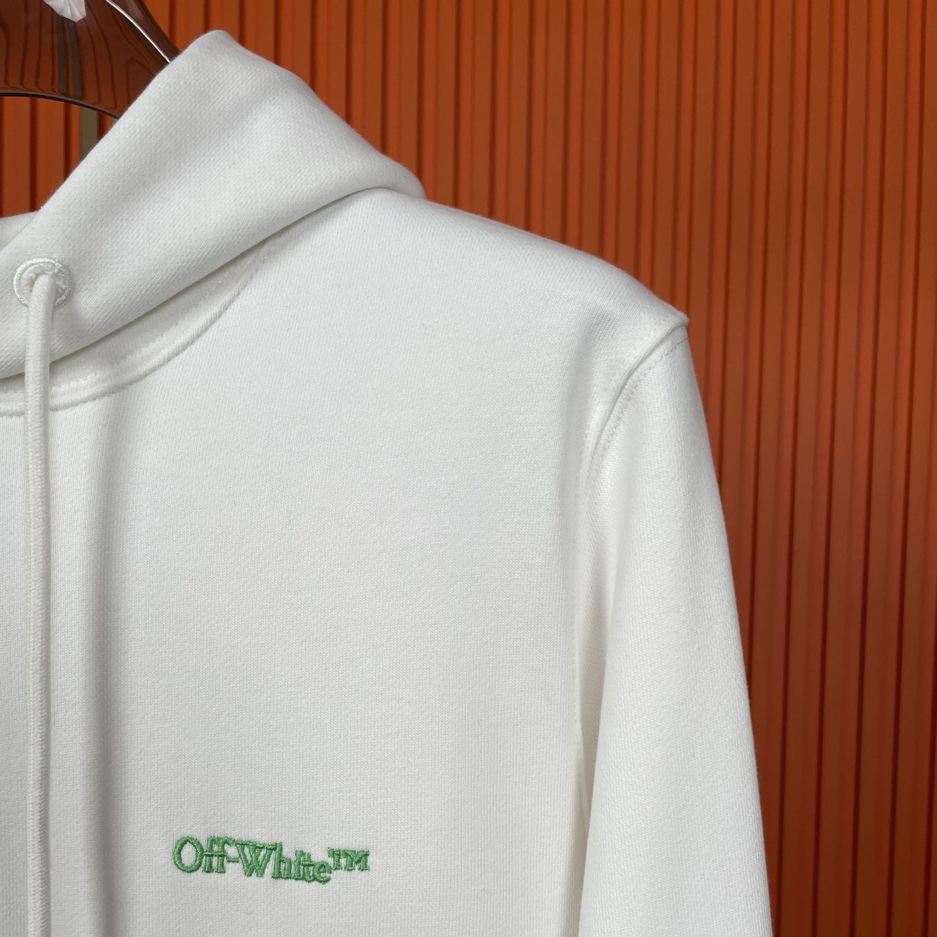 OFF-WHITE Alien embroidery earth pattern Hoodies