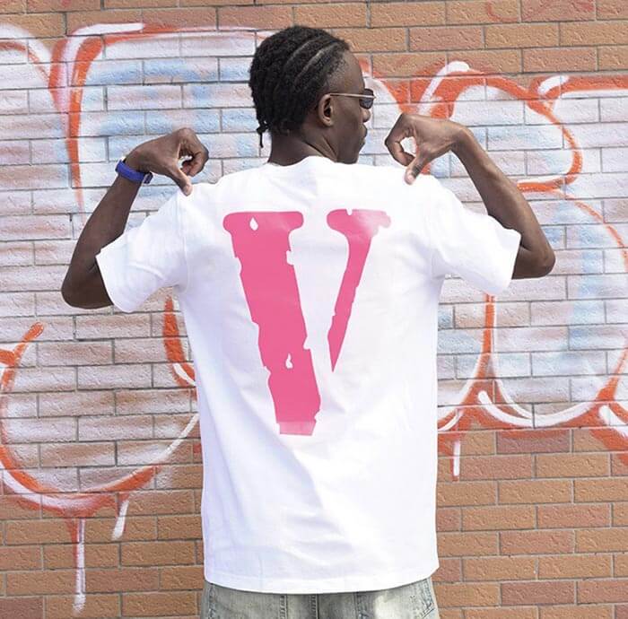 VLONE 05 Pink V T-Shirt