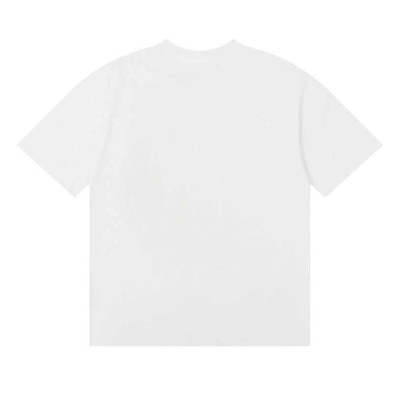 RHUDE Warning Logo Cotton Short-Sleeve T-Shirts