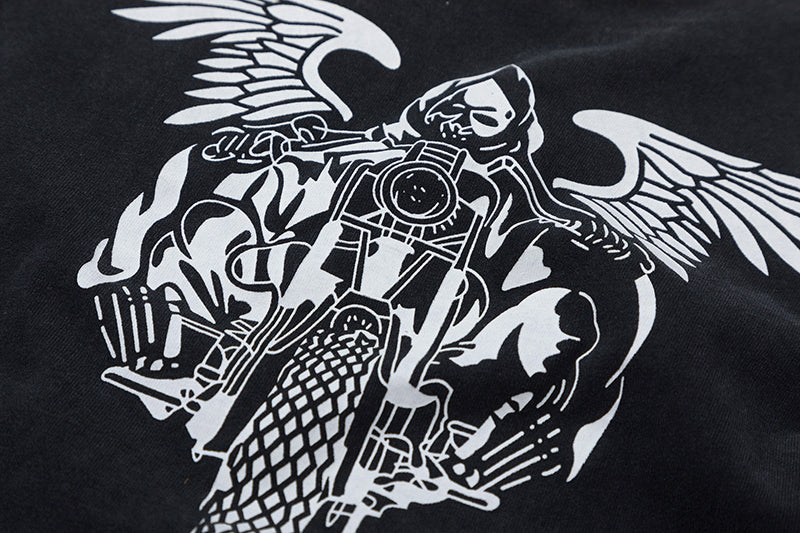 Saint Michael Skull Bike T-Shirt