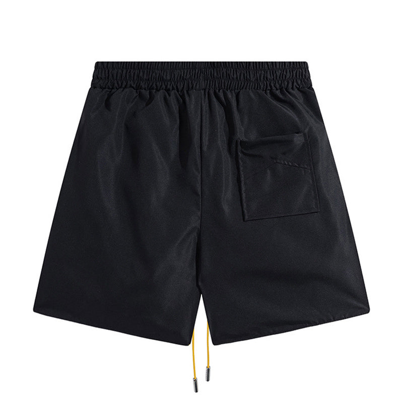 RHUDE micro-label coconut tree embroidery quick-drying casual shorts