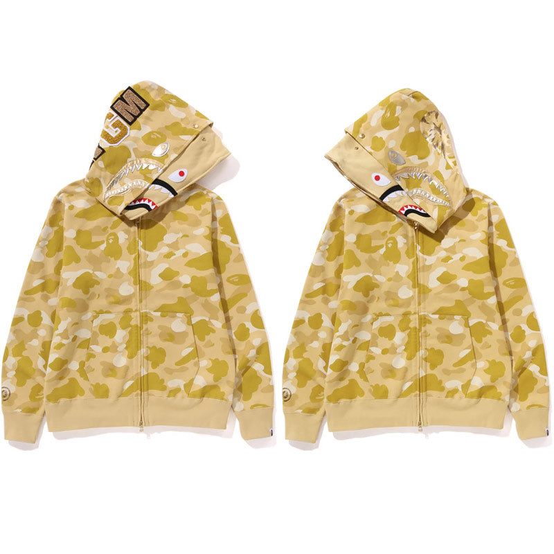 BAPE Color Camo Double Shark Full Zip Hoodie