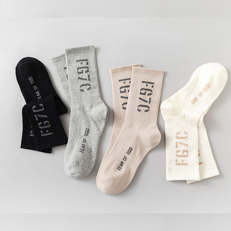 FEAR OF GOD FG7C Vintage Alphabet Socks 2 pairs