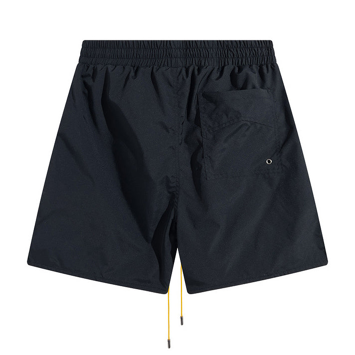 RHUDE track shorts logo embroidered board shorts