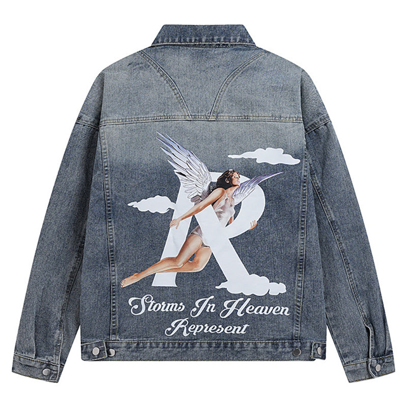 REPRESENT angel denim jacket