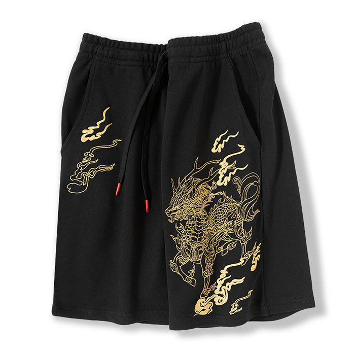 Kirin Embroidered Shorts