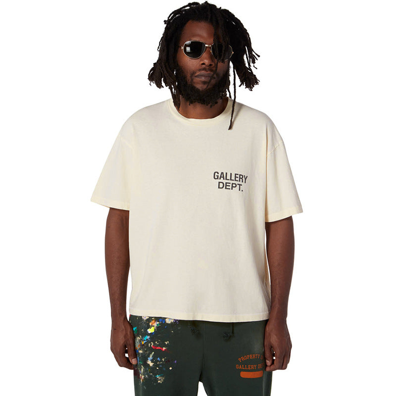 Gallery Dept Apricot Cotton T-shirt