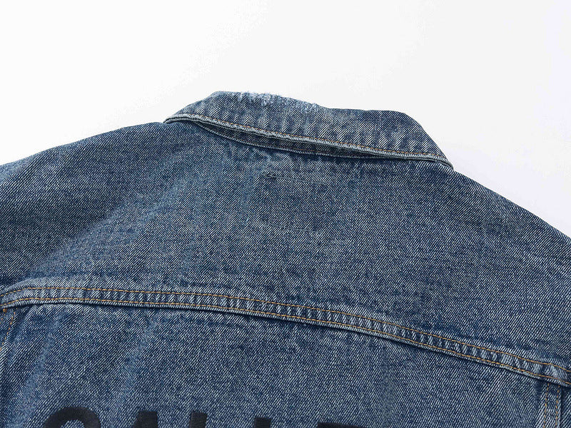 Gallery Dept Embroidered Logo Denim Jacket