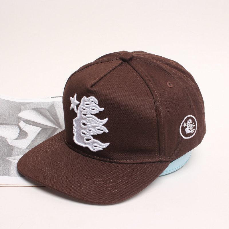 Hellstar OG Fitted Hat Brown