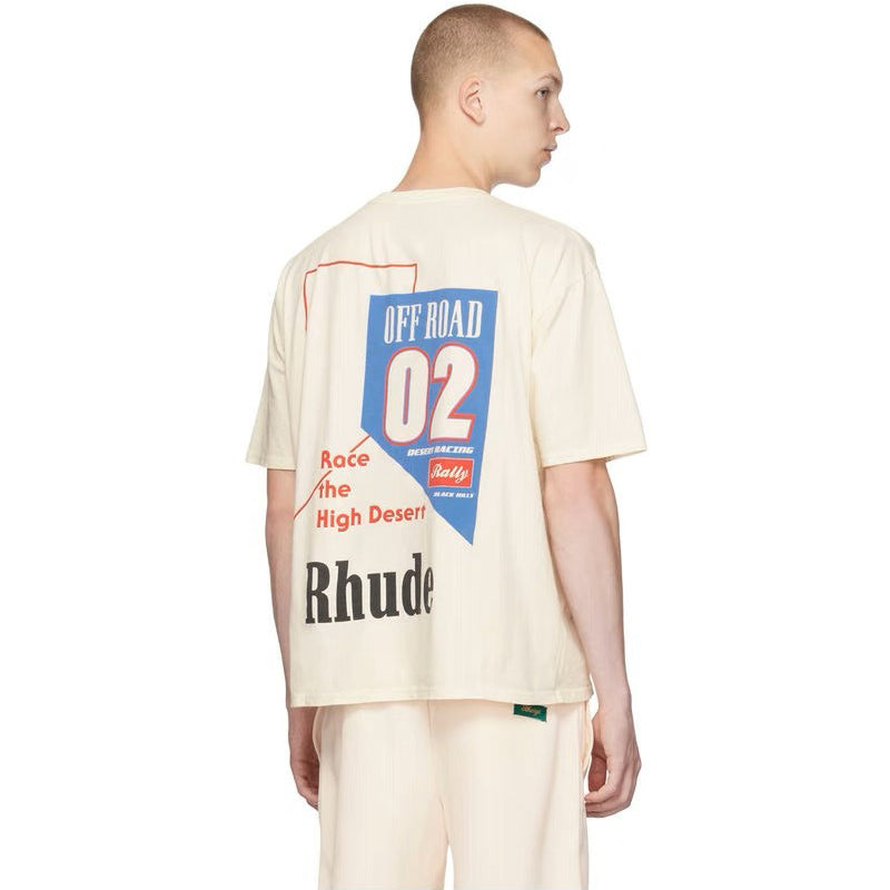 RHUDE Race The High Desert micro-logo T-shirt