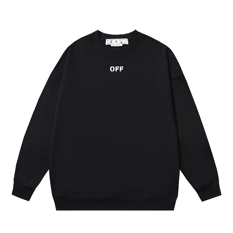 Off White Logo Cotton Sweatshirts