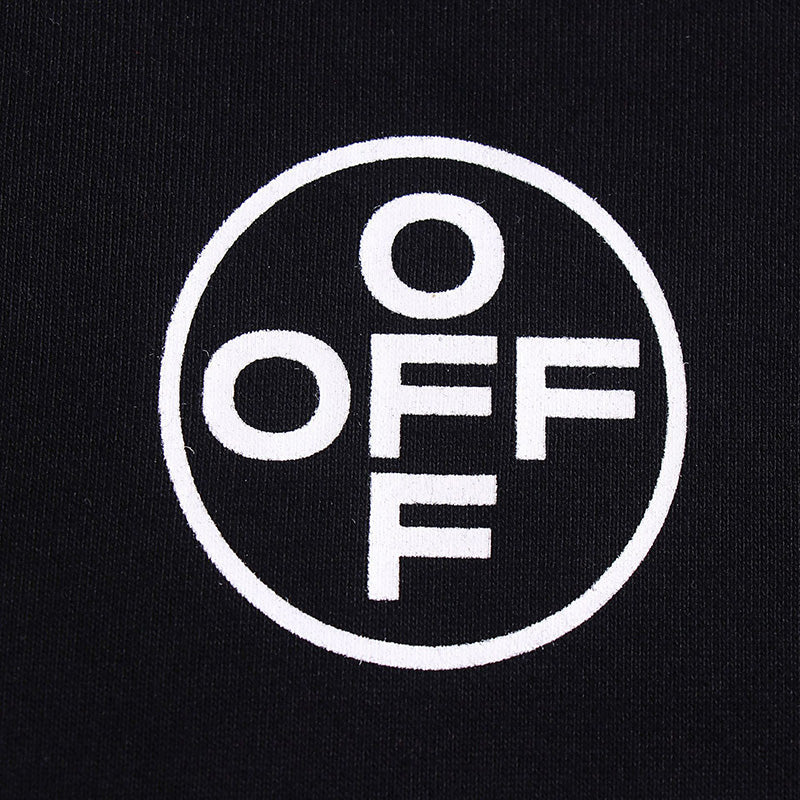 OFF WHITE Classic 99 Pink Number Arrow Crew Neck Sweatshirts