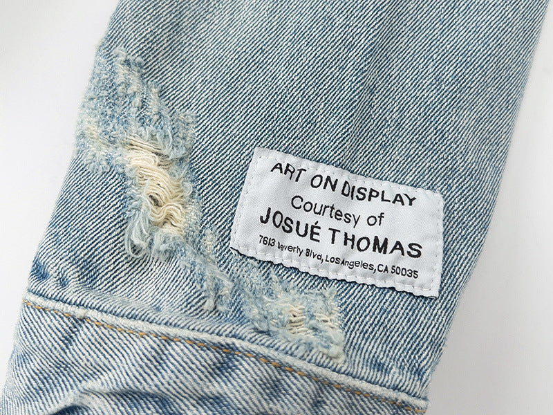 Gallery Dept Embroidered Logo Denim Jacket