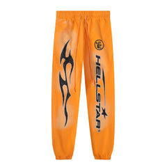 Hellstar Studios Future Flame pants Orange