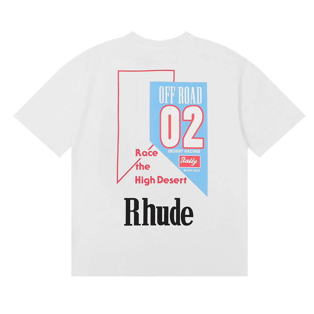 RHUDE Race The High Desert micro-logo T-shirt