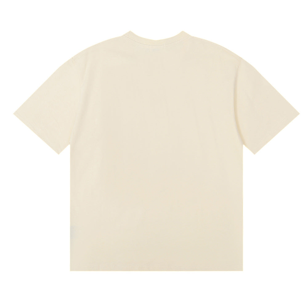 RHUDE Motorsports Track Letter Print T-Shirt