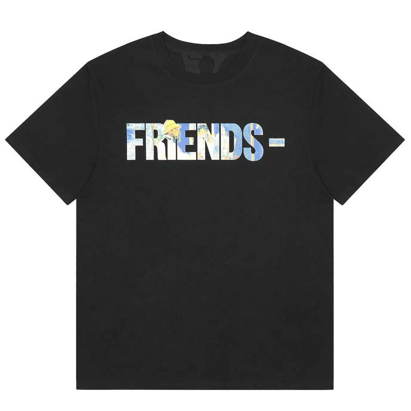 VLONE Fast X FRIENDS Monet oil painting T-Shirts