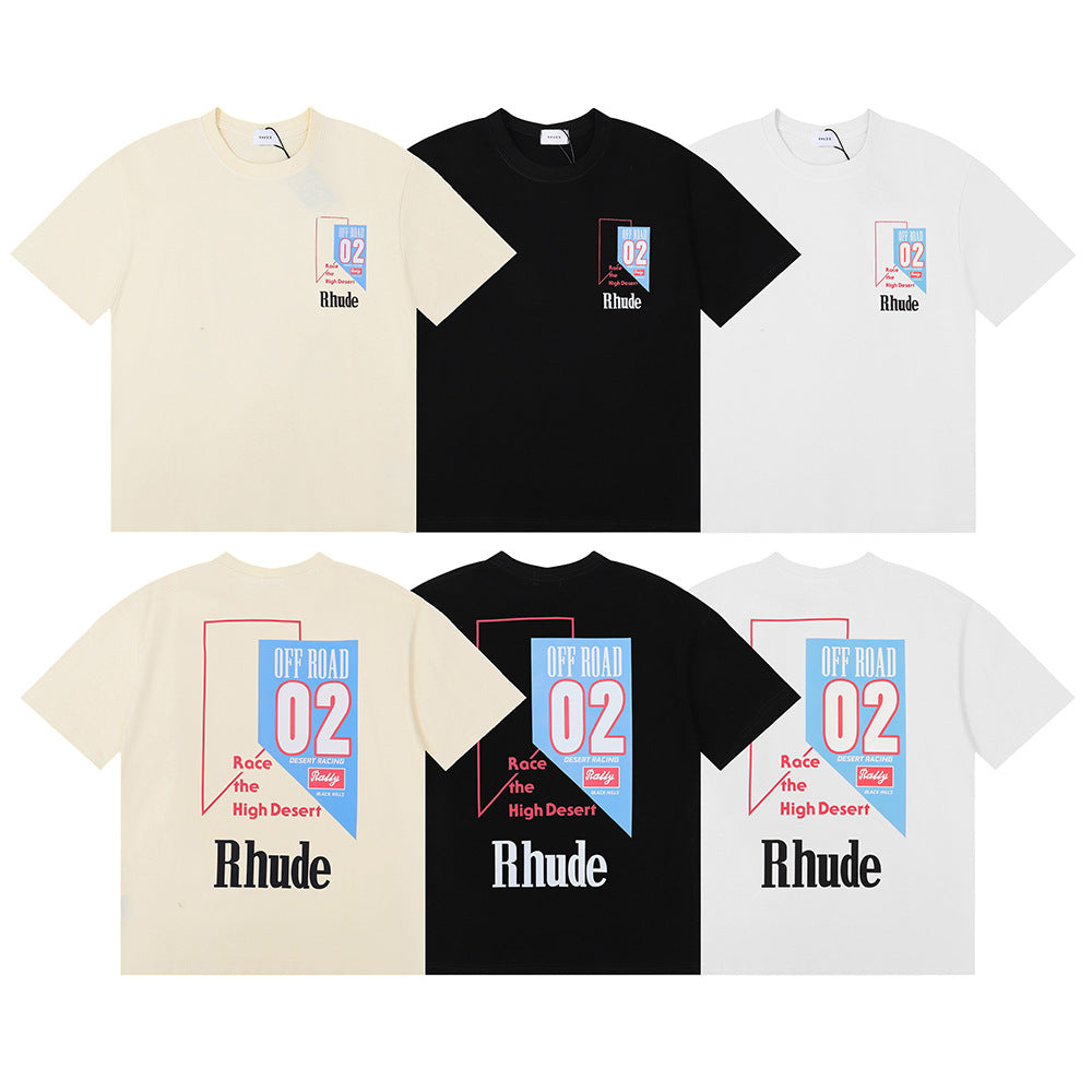 RHUDE Race The High Desert micro-logo T-shirt