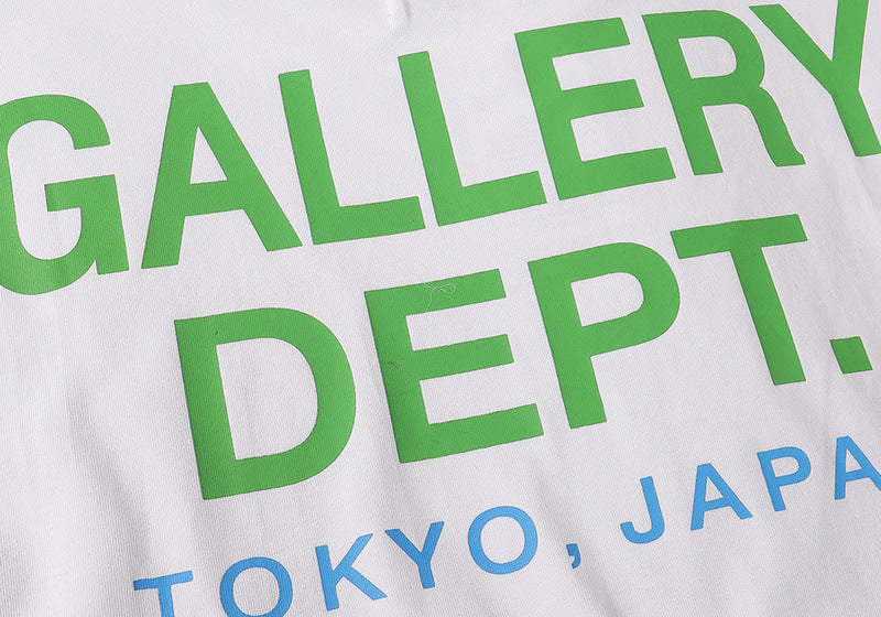 Gallery Dept Tokyo-limited colorful letter printing T-Shirts