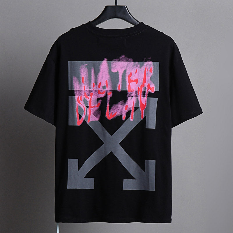 OFF WHITE Graffiti arrow pattern T-Shirt