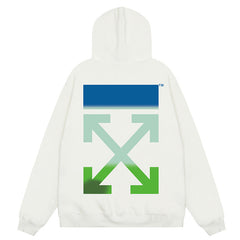 Off White Gradient Arrow Slim Hoodies