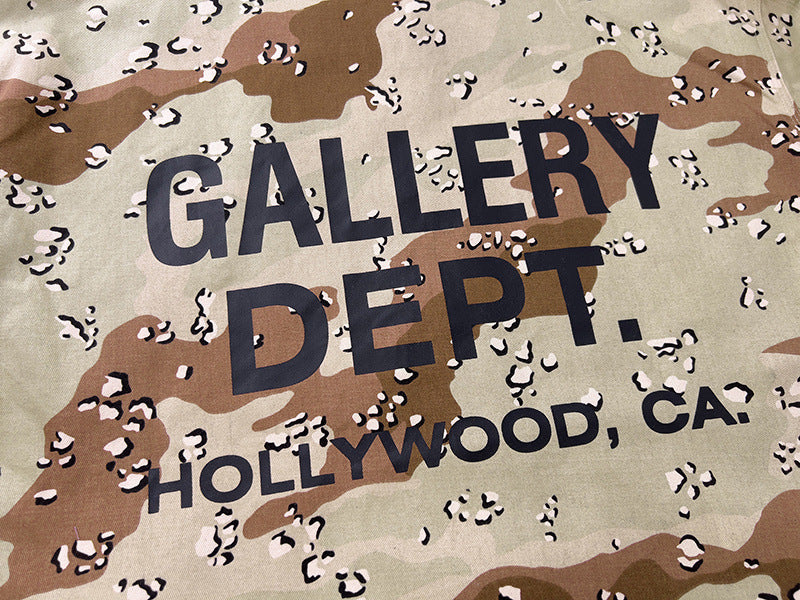 GALLERY DEPT Hollywood limited letter coach jacket Camo