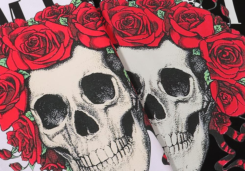 AMIRI rose skull print T-Shirts