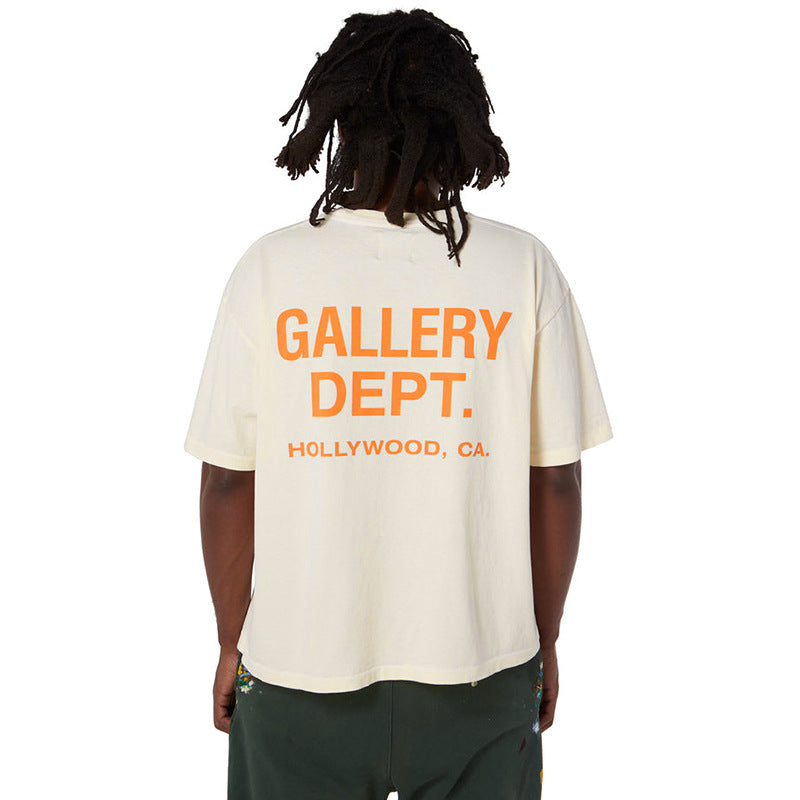 Gallery Dept Apricot Cotton T-shirt