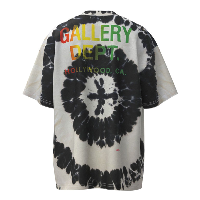 Gallery Dept Sun Faded Splash ink graffiti  T-Shirt