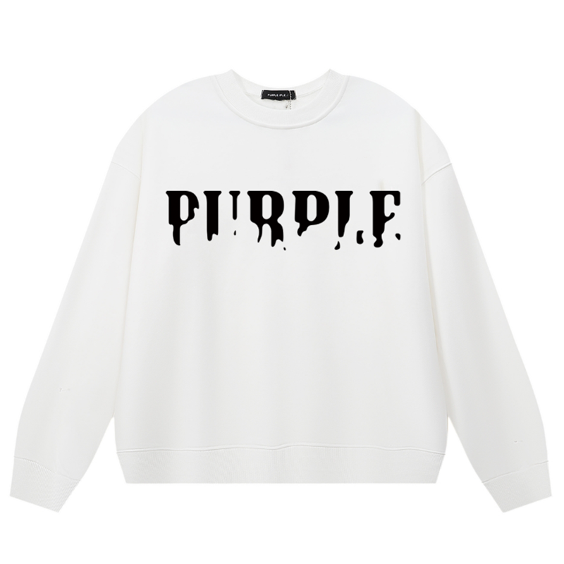 Purple Brand Logo Printed Sweatshirts