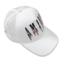 AMIRI color splash paint new color cap sun hat