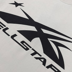 Hellstar Logo Printed T-Shirt Black