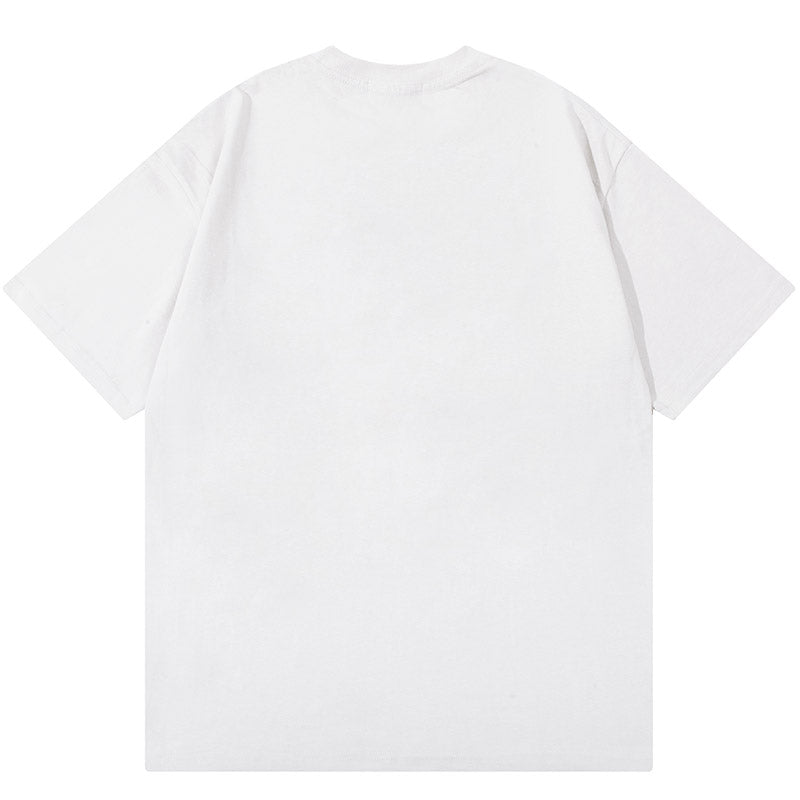 STONE ISLAND White Cotton Logo Print T-Shirt