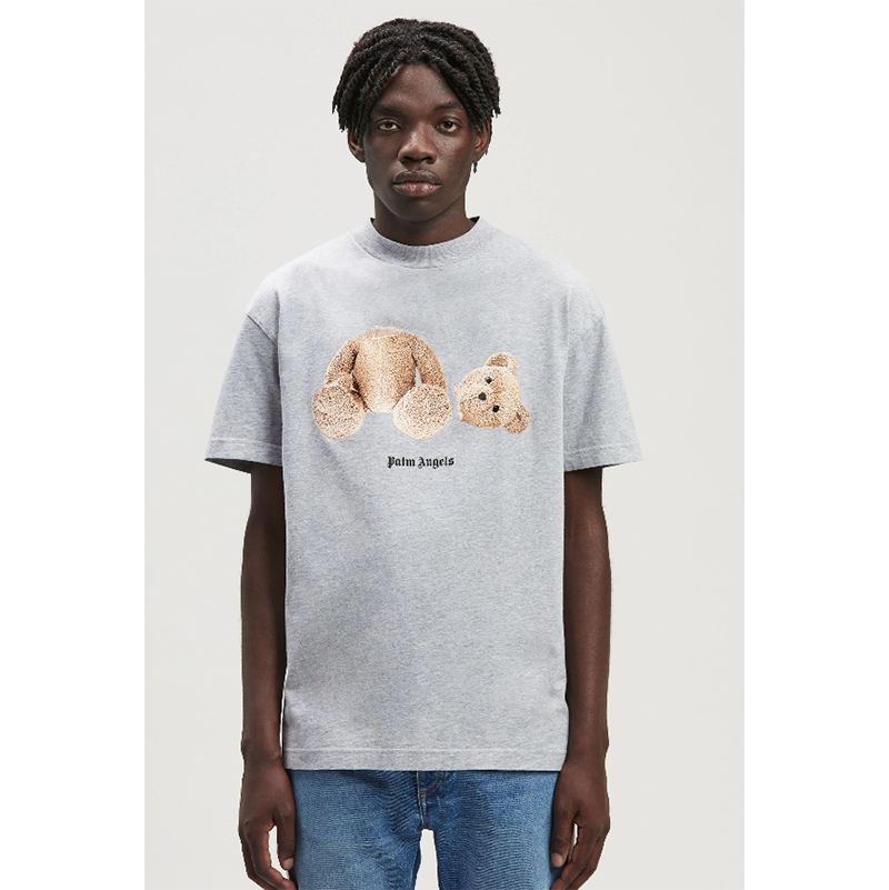 Palm Angels Bear Curved Logo T-Shirt